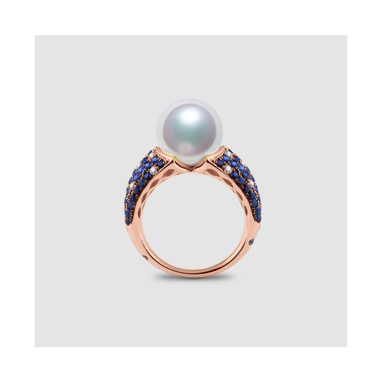 Bague Merlin l'Enchanteur or rose - 6