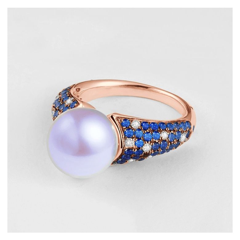 Bague Merlin l'Enchanteur or rose - 4