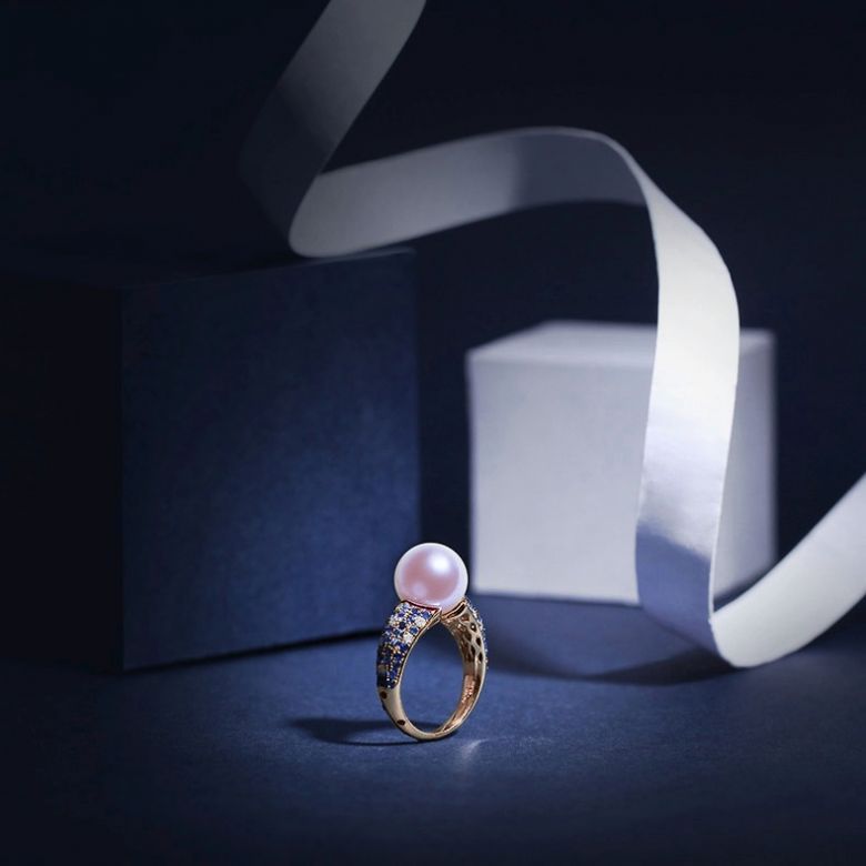 Bague Merlin l'Enchanteur or rose - 9