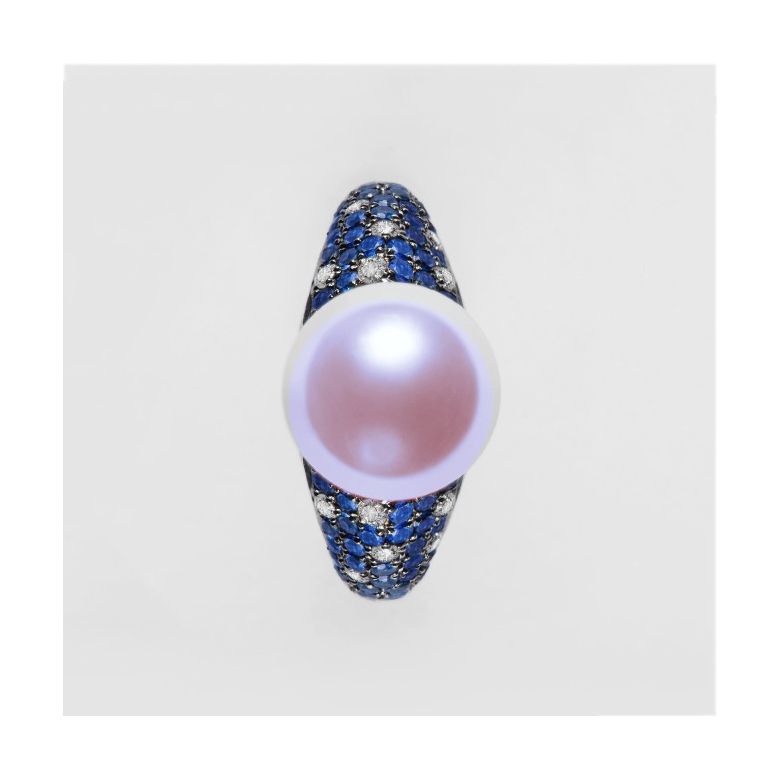 Bague Merlin l'Enchanteur or blanc - 4