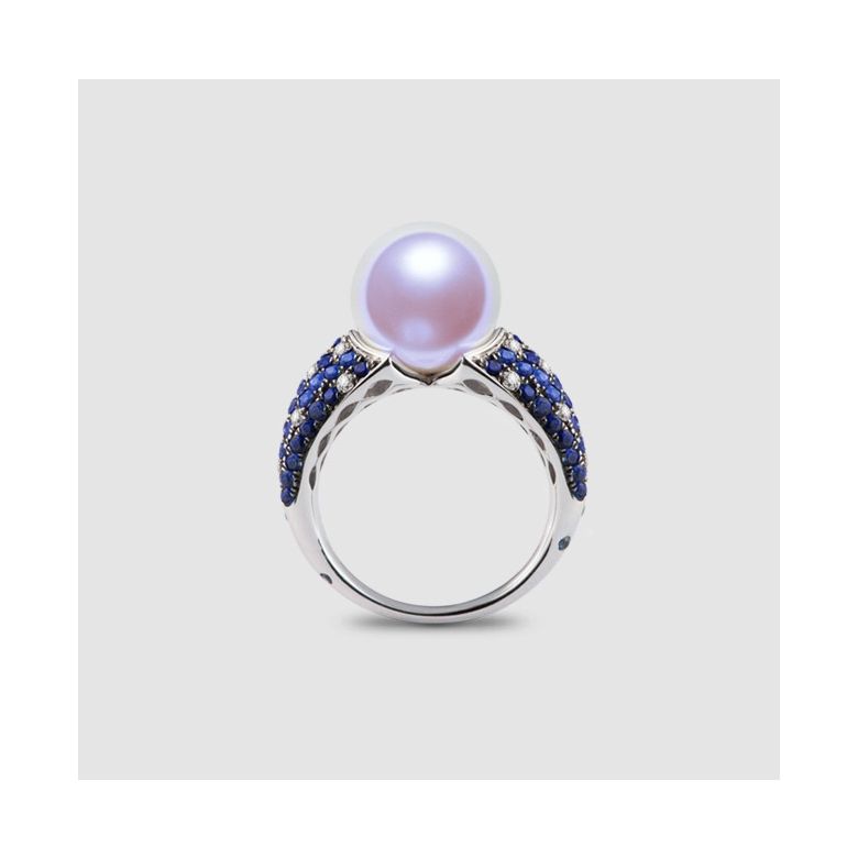 Bague Merlin l'Enchanteur or blanc - 6