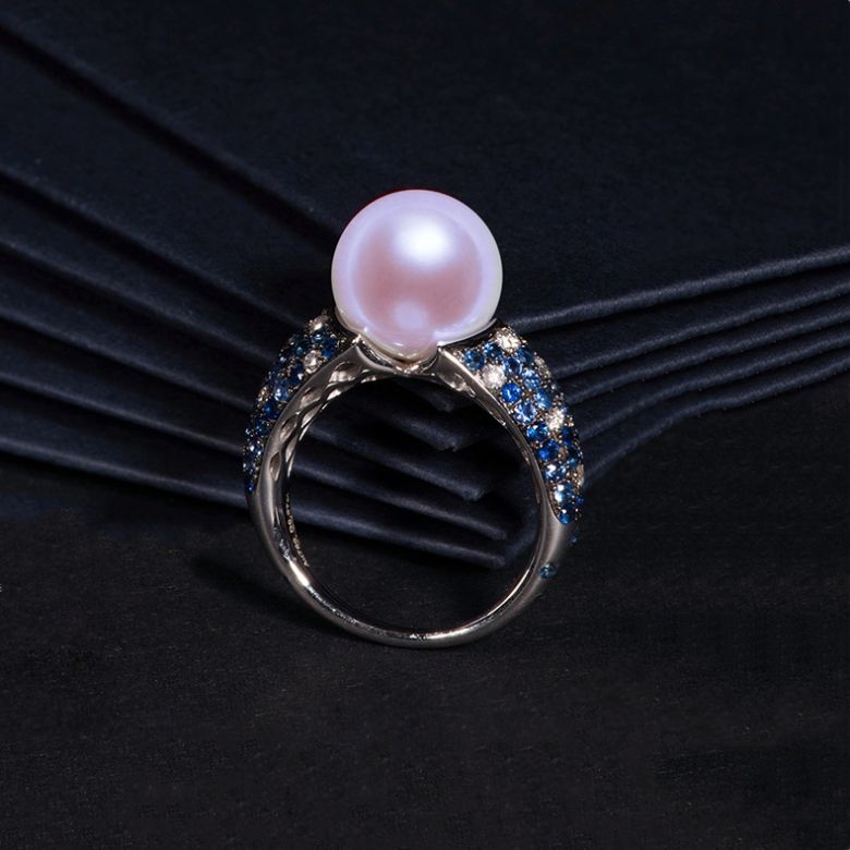 Bague Merlin l'Enchanteur or blanc - 7