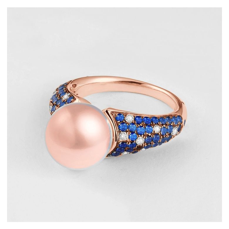 Bague Merlin l'Enchanteur or rose - 4