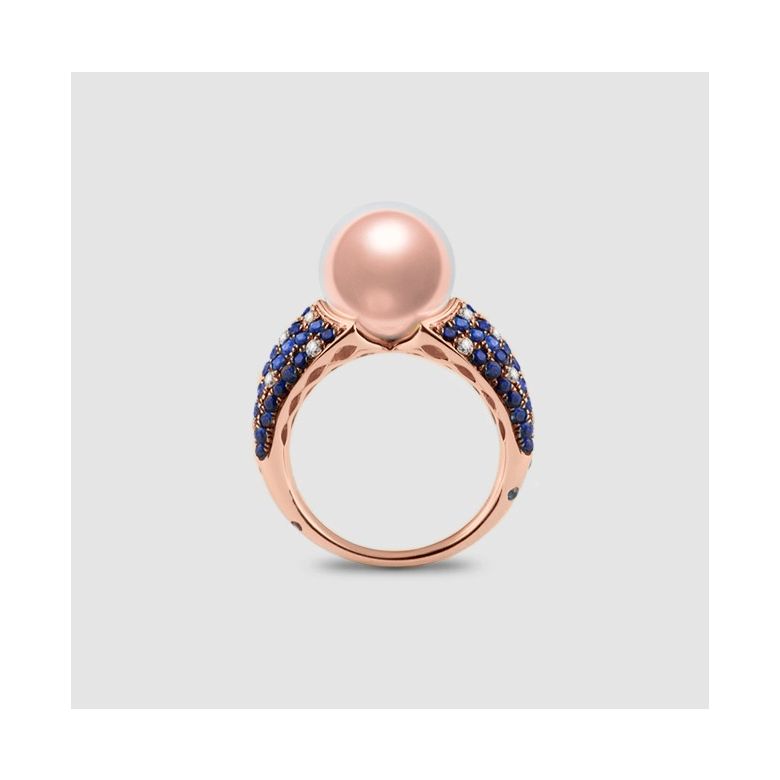 Bague Merlin l'Enchanteur or rose - 6