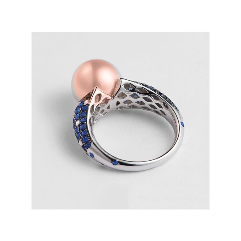 Bague Merlin l'Enchanteur or blanc - 3
