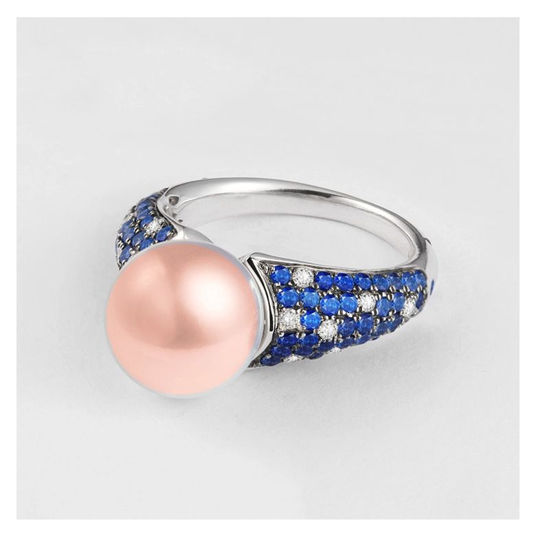 Bague Merlin l'Enchanteur or blanc - 5
