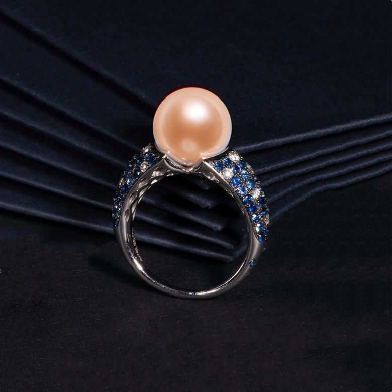 Bague Merlin l'Enchanteur or blanc - 7