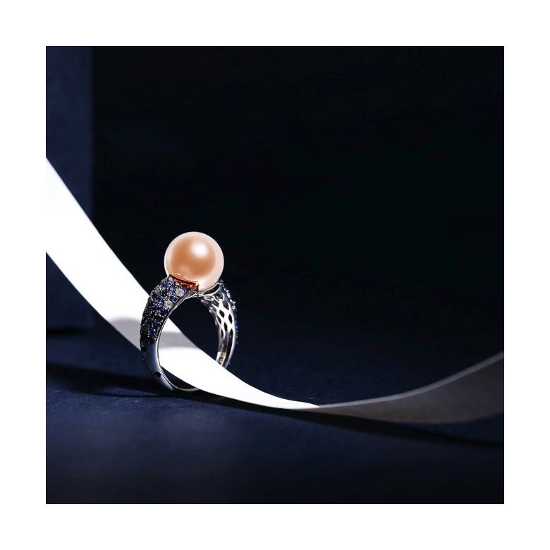 Bague Merlin l'Enchanteur or blanc - 8