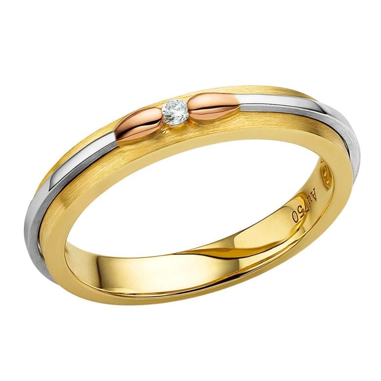 Alliance 3 ors et Diamants - Collection des Allumettes diamantées - 1