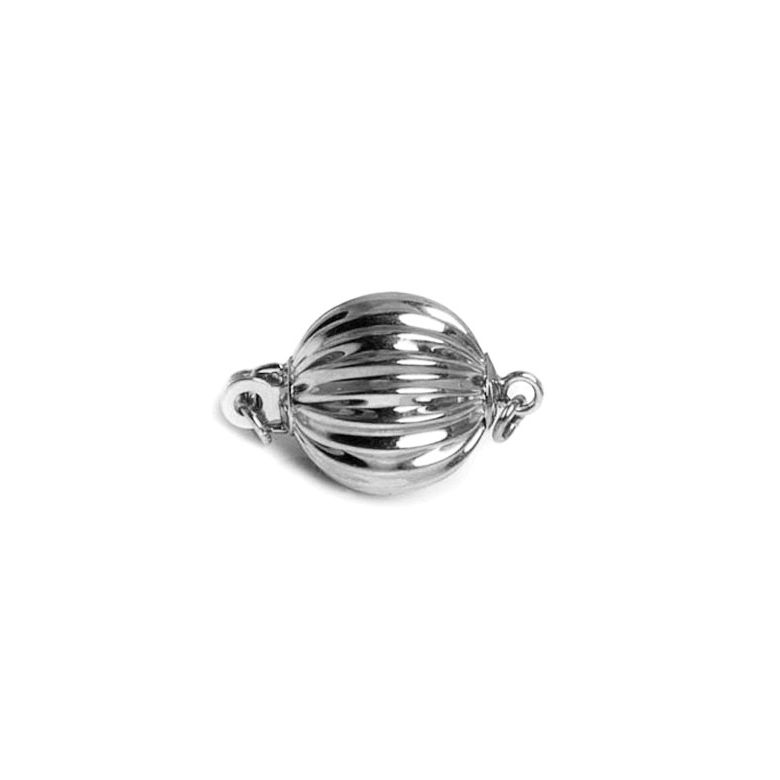 Boccino, Or blanc 14cts, 10mm - 1