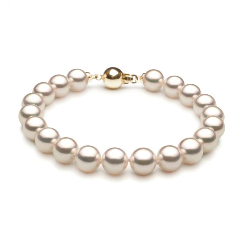 Bracelet perles Akoya 7.5/8mm - Perle fine du Japon - 1