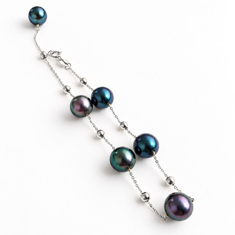 Bracelet Solstice IV or blanc - 1
