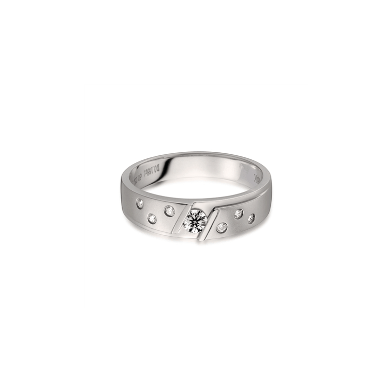 Bague alliance constellation diamantée - Platine - Femme | Talia - 3