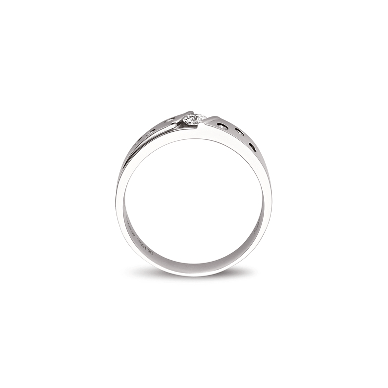 Bague alliance constellation diamantée - Platine - Femme | Talia - 4