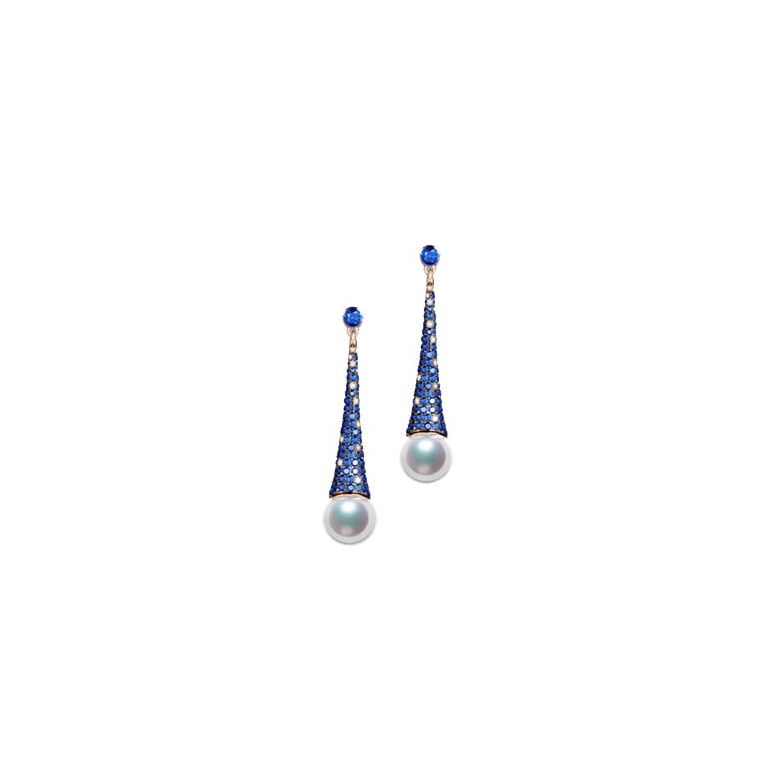 Boucles d'Oreilles Merlin l'Enchanteur or rose - 1
