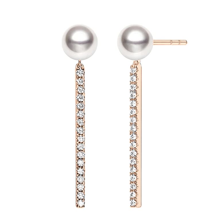 Boucles Oreilles Rêverie or rose - 1