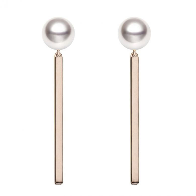 Boucles Oreilles Rêverie or rose - 1