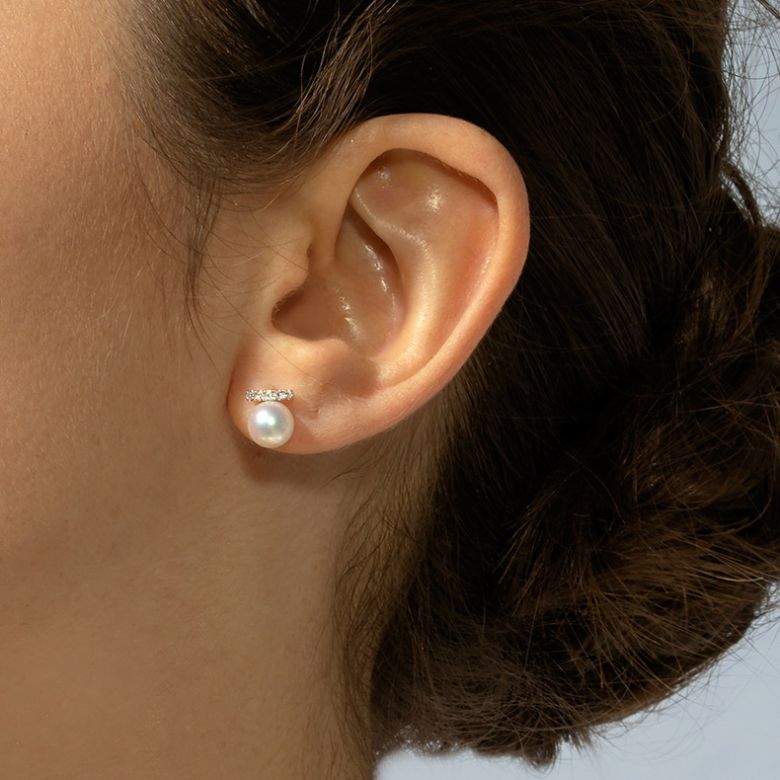 Boucles Oreilles Rêverie or rose - 3