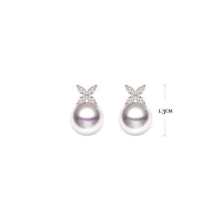 Boucles Oreilles Symphonie Nuptiale Or rose - 6