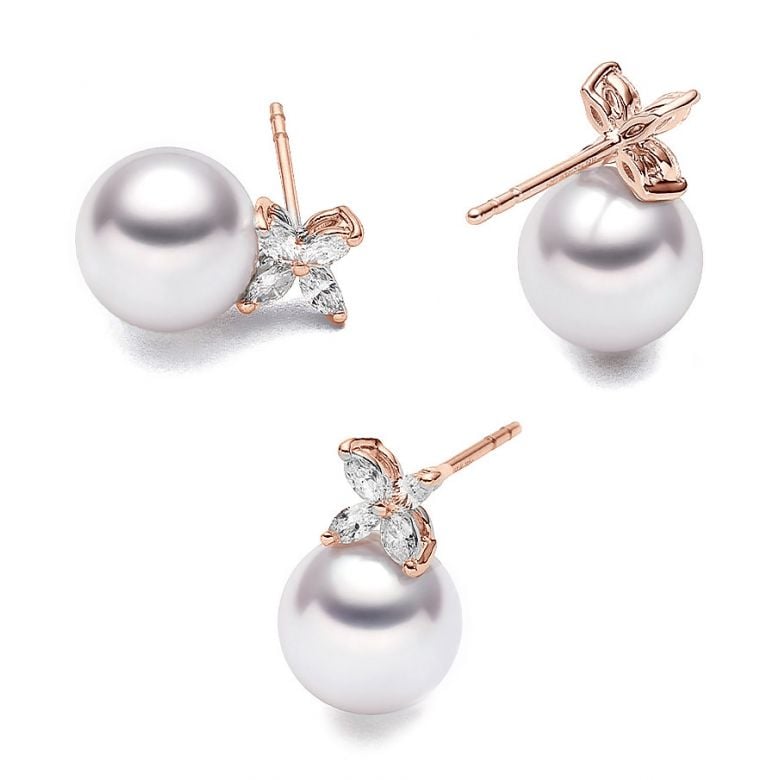 Boucles Oreilles Symphonie Nuptiale Or rose - 2