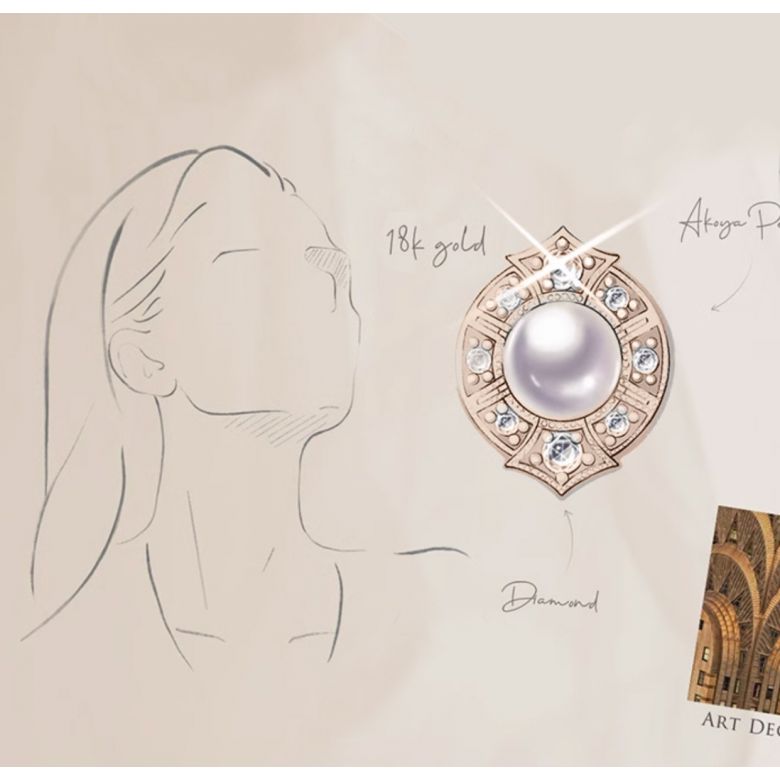 Boucles d'Oreilles Géométria Préciosa or rose - 5