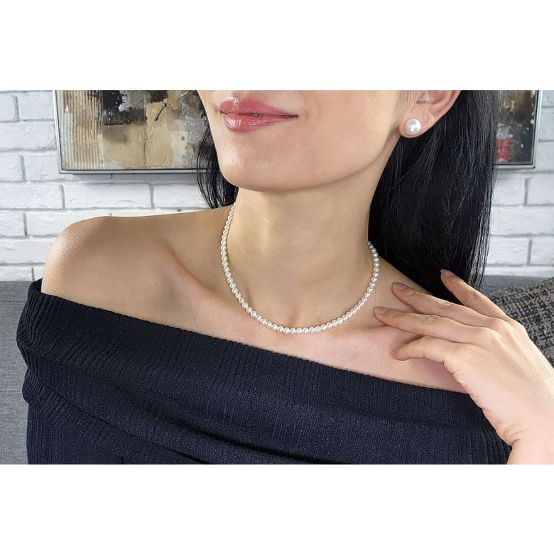 Collier Olympia - Perles d'Eau Douce 5/5.5mm - AAA - 1