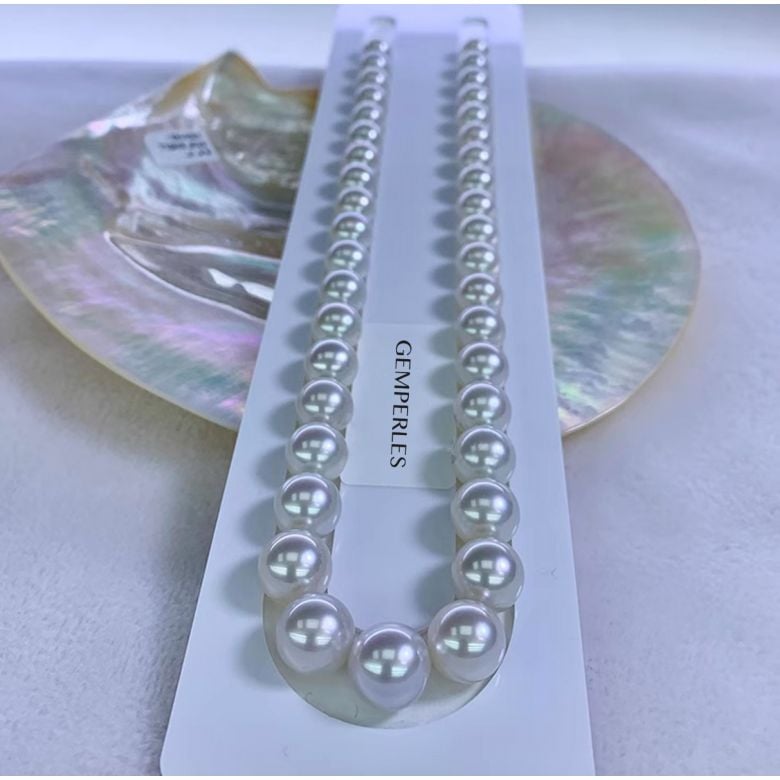 Collier perles d'Australie - 9/12mm - AA+ - 1