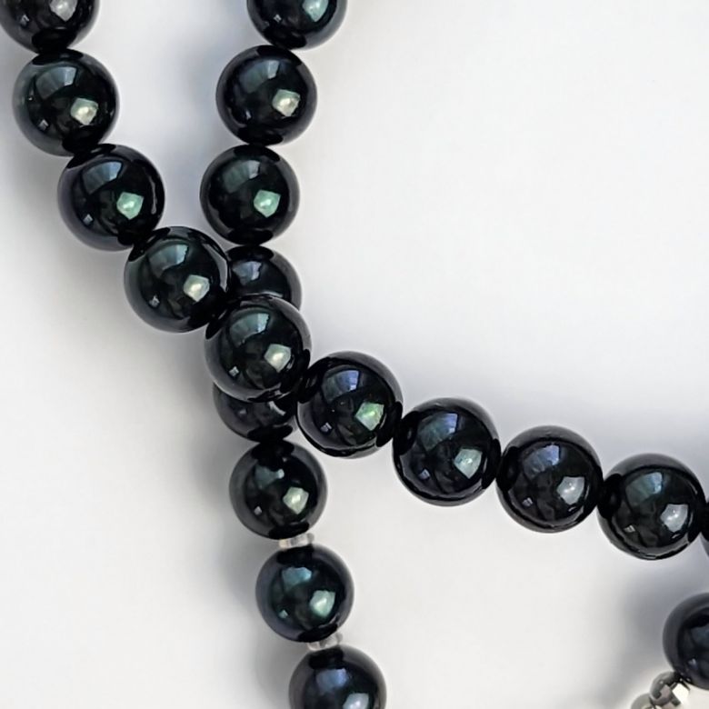 Collier Homme Perle Noire BlackCurrent - 4