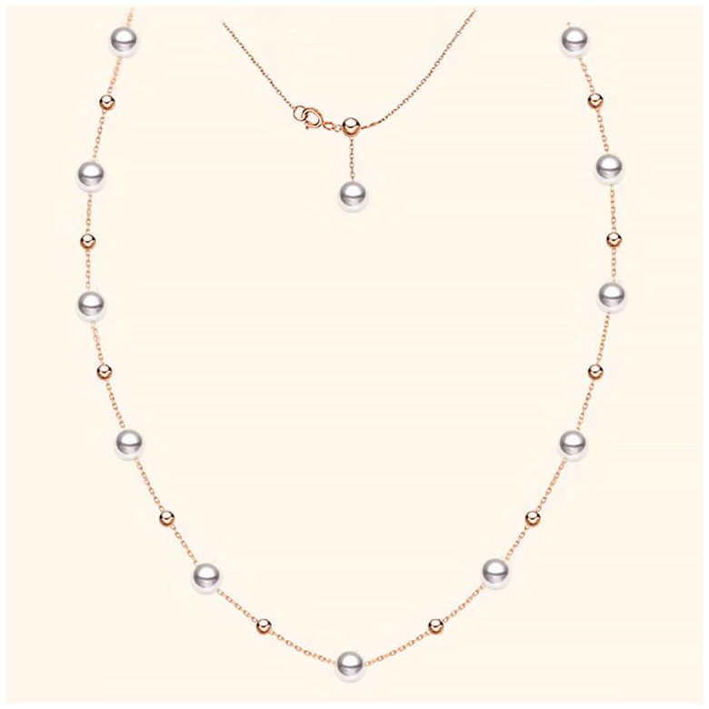 Collier Solstice or rose - 1