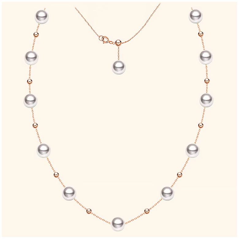 Collier Solstice III or rose - 2