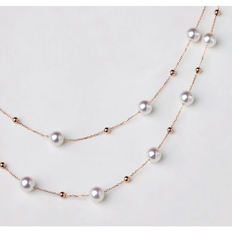 Collier Solstice III or rose - 5