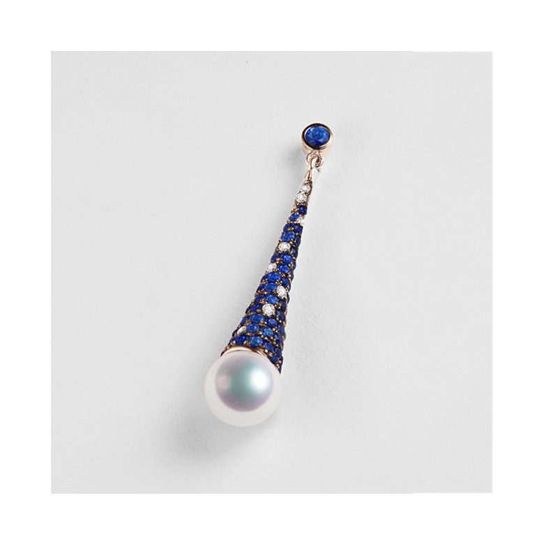 Pendentif Merlin l'Enchanteur or rose - 9