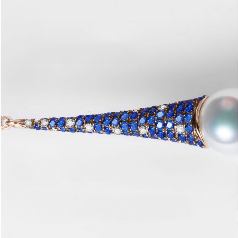 Pendentif Merlin l'Enchanteur or rose - 12