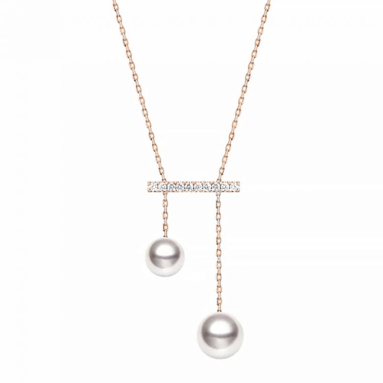 Pendentif Rêverie 3 or rose - 1
