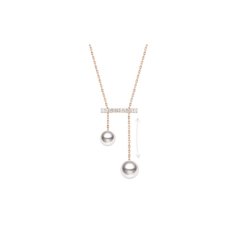 Pendentif Rêverie 3 or rose - 3