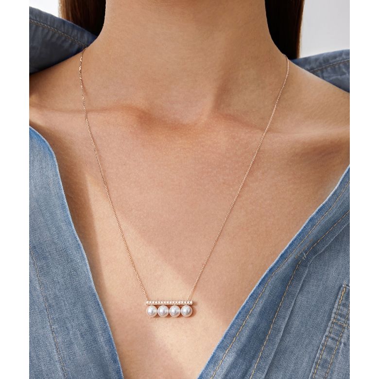 Pendentif Rêverie 6 or rose - 4