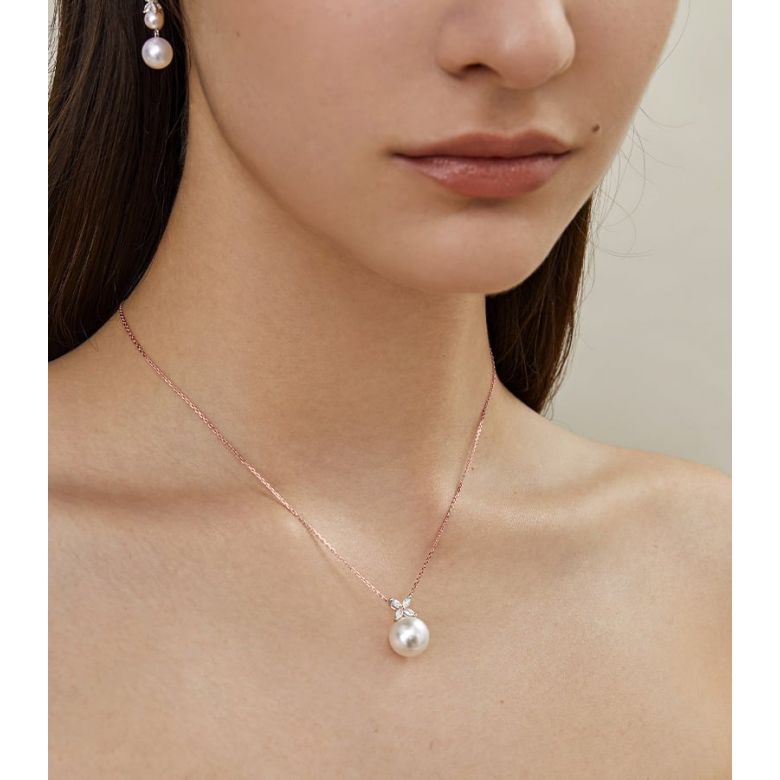 Pendentif Symphonie Nuptiale Or rose - 3