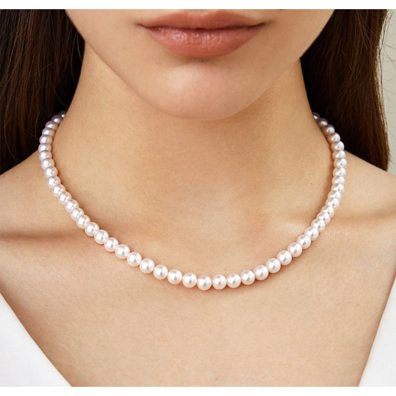 Collier Kyoto or blanc - 3