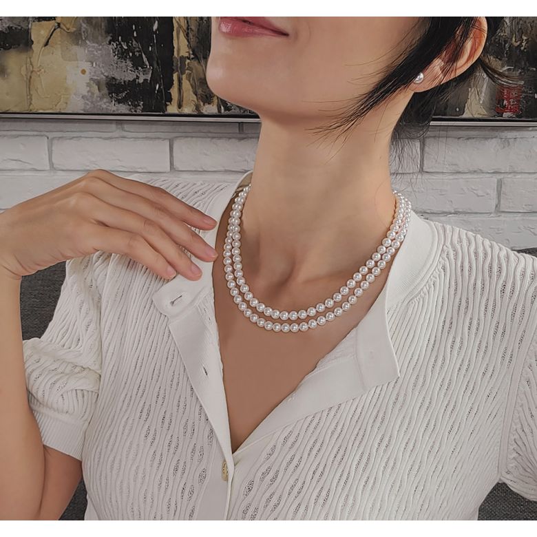 Collier Takamatsu or blanc - 3