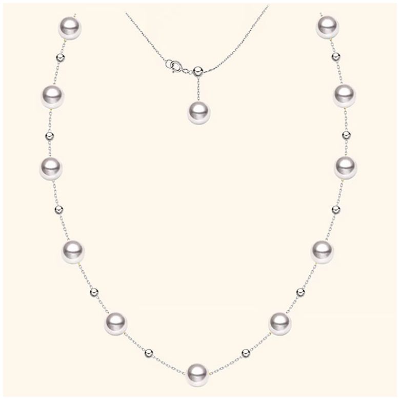 Collier Solstice III or blanc - 2
