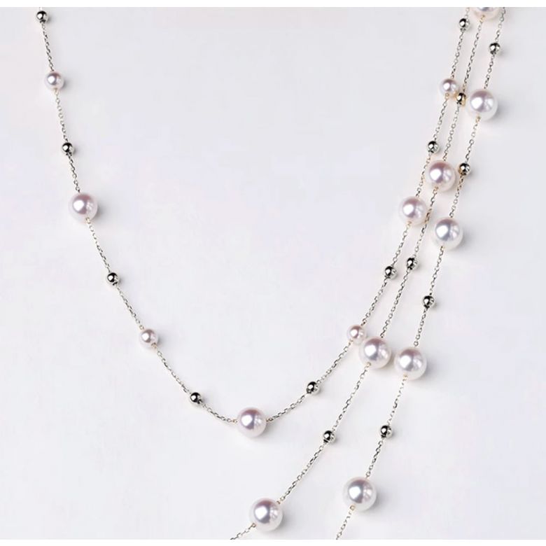 Collier Solstice III or blanc - 6