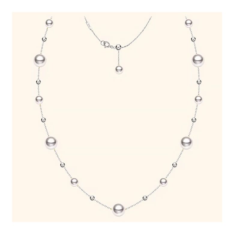 Collier Solstice II or blanc - 2