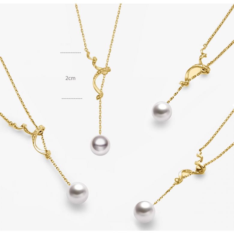 Ondine pendentif or jaune - 1