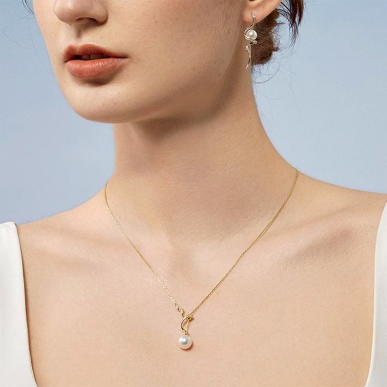 Ondine pendentif or jaune - 4