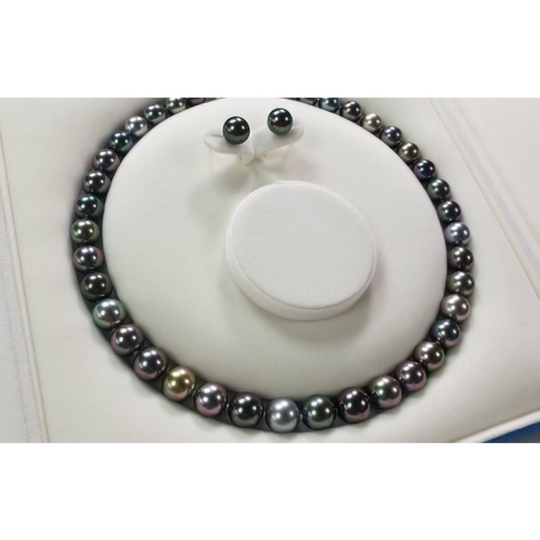 Collier en perles de culture des Tahiti - 9/11mm or jaune - 7