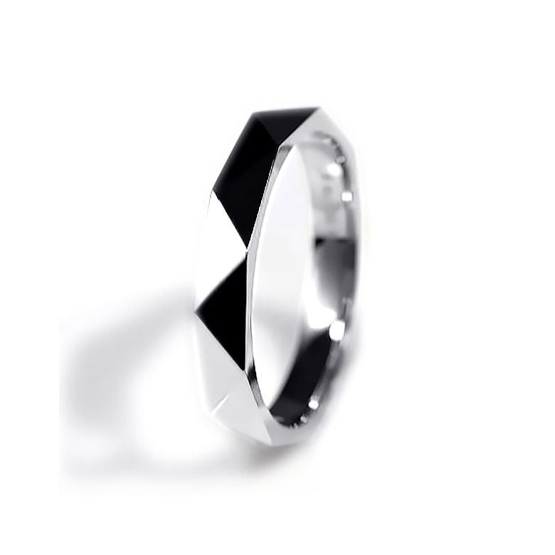 Alliance Homme Triangulaire Platine - 1