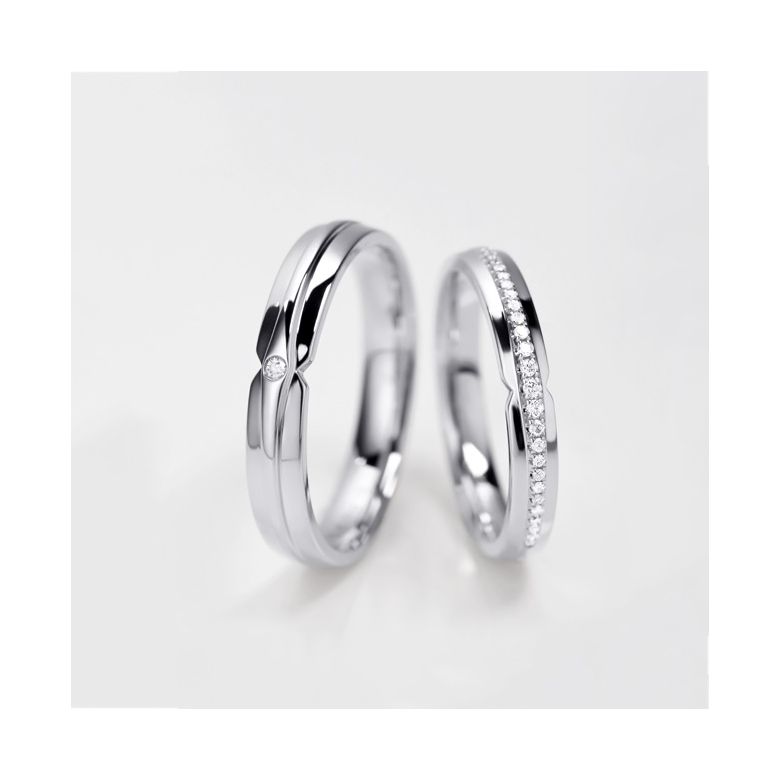 Alliance de Mariage Diego Platine - 2