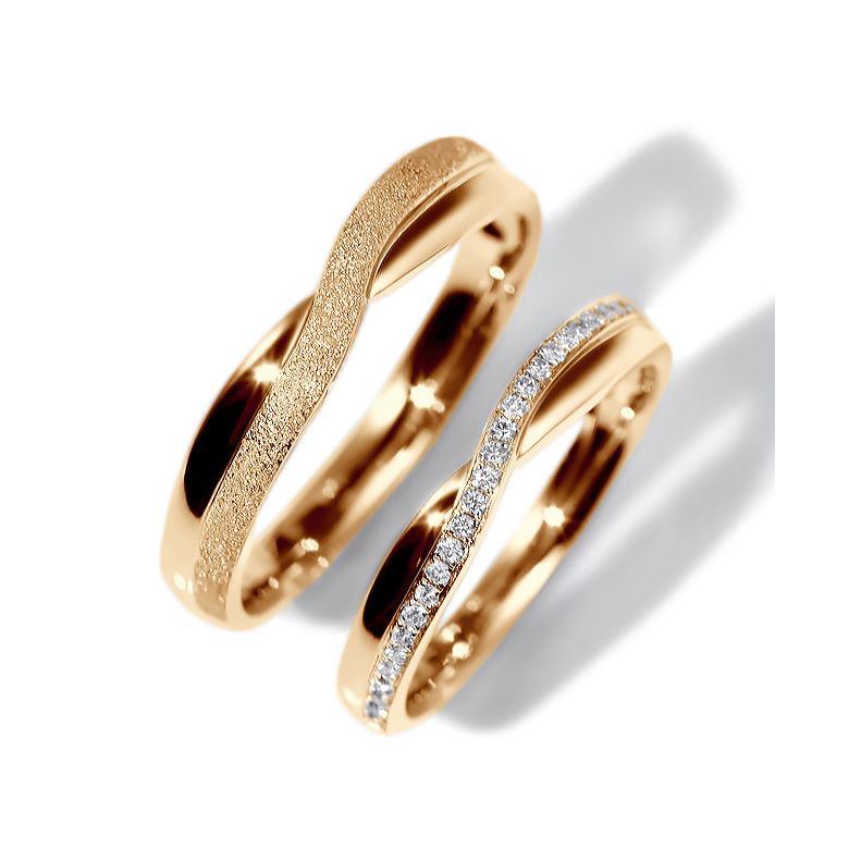 Alliances Duo Golden River - Or Rose - 1