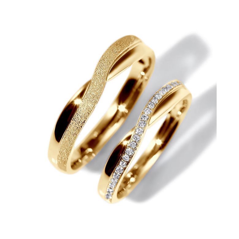 Alliances Duo Golden River - Or Jaune - 1