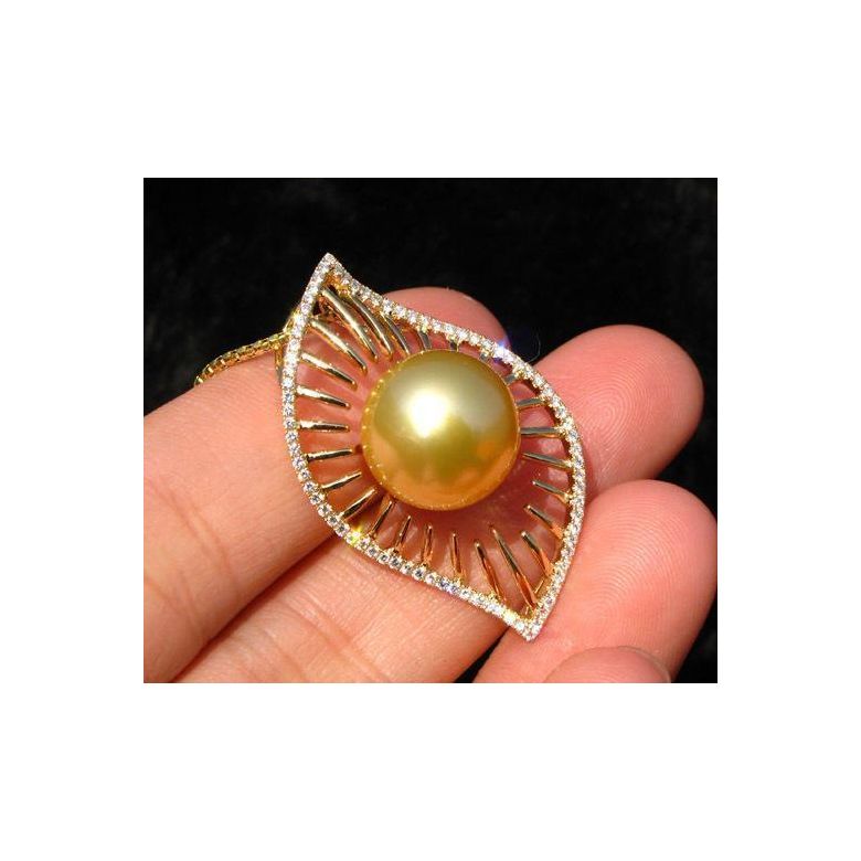 Pendentif perle d'Australie - 11/12mm - GEMME - 2